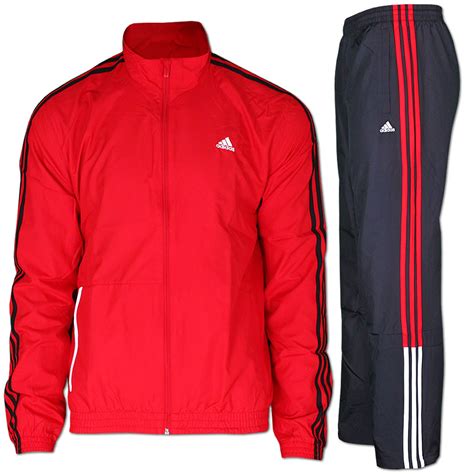 adidas turnanzug rot schwarz|Adidas Trainingsanzüge & Jogginganzüge online .